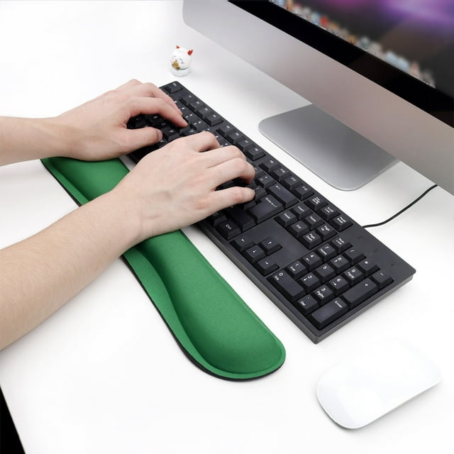 WIFKLSIIPG Repose-Poignet Ergonomique en Mousse Mémoire pour Clavier, Base Non en Caoutchouc, Convient au Bureau, à la Maison, à l'Ordinateur