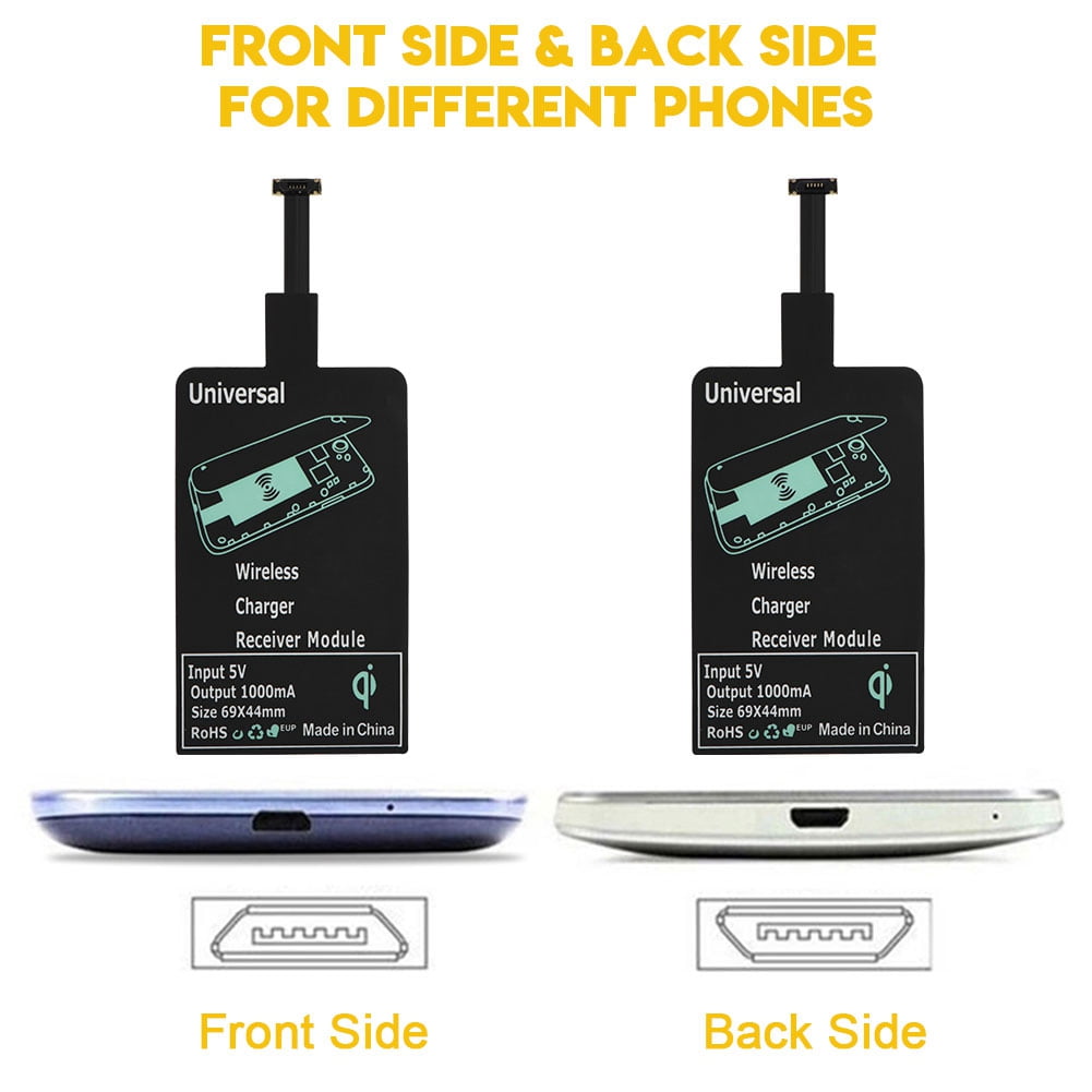 WALFRONT Wireless Charger Receiver Universal Qi Receiver 80 Power