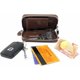 thumbnail image 3 of llaves de cuero genuino Estuches para llaves de cuero Monedero Monedero con cremallera Bolsa de almacenamiento para llaves Bolsa con cremallera Marrón, 3 of 5