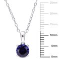 thumbnail image 2 of Everly Women's Created Sapphire Sterling Silver Jewelry Set, 2 of 5