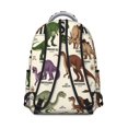 thumbnail image 3 of Cute Dinosaur Pattern Backpack for School,Cute School Bag,Schoolbag with Adjustable Shoulder Straps & Padded Back,15.3"x11"x7.1".﻿, 3 of 6