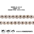 thumbnail image 4 of Niche 420 Drive Chain 102 Links Non O-Ring with Master Link Motorcycle 519-CDC2320H, 4 of 7