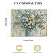thumbnail image 3 of Nawypu  Abstract Blooms Canvas Wall Art - Bouquet in Glass Vase Painting Print on Wrapped Canvas Small Size for Bathroom, 3 of 6