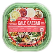 Earthbound Farm Powermeal Organic Kale Caesar Salad Bowl with Spicy Light Caesar Dressing, 5.5 Oz.