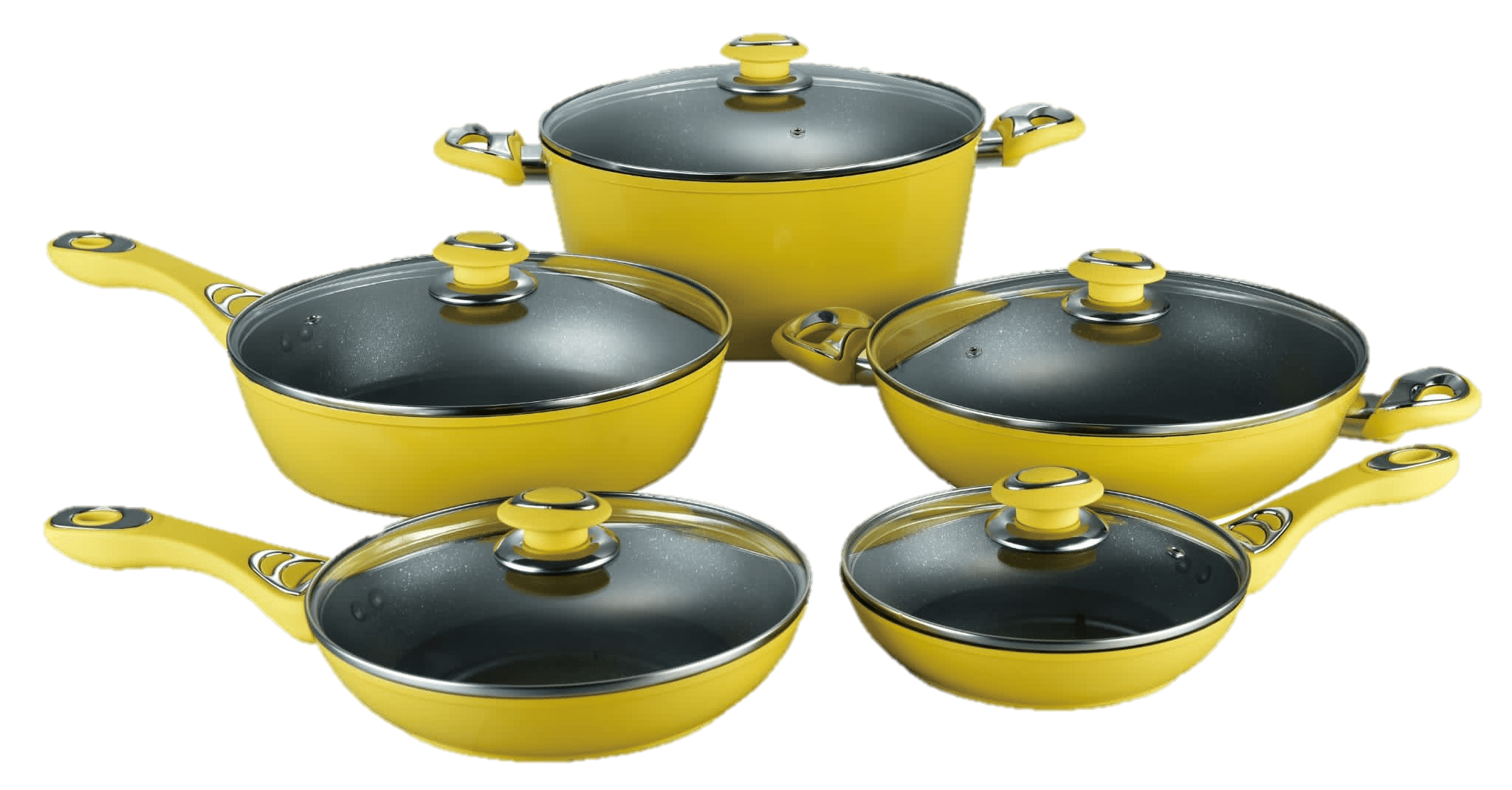 CG INTERNATIONAL TRADING 10 - Piece Non-Stick Ceramic Cookware Set &  Reviews