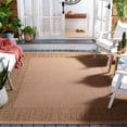 thumbnail image 2 of Safavieh Courtyard Justine Bordered Indoor/Outdoor Area Rug, Natural/Gold, 8' x 10', 2 of 13