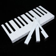 104Pcs/Lot Piano Accessories White Piano Keytop Repair Parts for Piano(5.1mm)