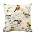 thumbnail image 1 of EREHome Little Birds Pillow Case Cover Set 16x16 Inch, 1 of 1