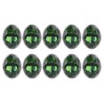 thumbnail image 1 of 10 Uds. De diamantes de imitación con garra, 10x14mm, bordes ovalados sin garras, bolsas de ropa desenganchadas, zapatos, sombreros, accesorios cosidos a mano (verde), 1 of 8