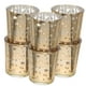 thumbnail image 5 of Juego de 6 portavelas de cristal con diseño para velas de té., 5 of 7
