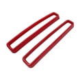 thumbnail image 1 of 2x embellecedor de rejilla frontal, rejilla de radiador confiable y fácil de instalar para Rojo, 1 of 8