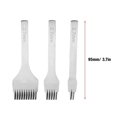 thumbnail image 3 of Peahefy White Steel 2/5/10 Punch Prong Tool Set Lacing Stitching Chisel Set for Leather Crafts, Leather Craft Tool, Prong Punch Hole, 3 of 8