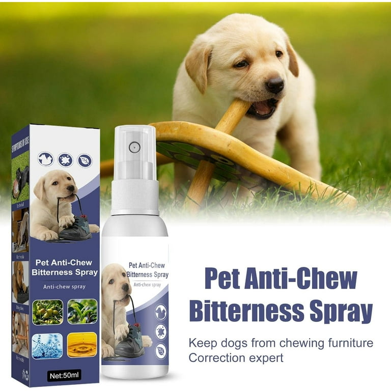 No Chew Spray Dogs Dog Cat Deterrent Spray Bitter Apple Dogs Stop Chewing Effective Anti Scratch Furniture Protector Non Toxic Smell Indoor Outdoor S