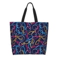 thumbnail image 1 of Easygdp Multicolor Bowling Bolsas Tote para Mujer, Bolsos de Hombro para Viaje, Bolsos de Mano de Gran Capacidad para Compras y Trabajo, 1 of 8