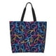 thumbnail image 1 of Easygdp Multicolor Bowling Bolsas Tote para Mujer, Bolsos de Hombro para Viaje, Bolsos de Mano de Gran Capacidad para Compras y Trabajo, 1 of 8