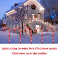 thumbnail image 3 of Solar Power Light String Christmas Candy Cane Lights LED Garden Ground Plug Crutch New Year Room Decor Warm Atmosphere Light, 3 of 7
