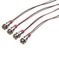 thumbnail image 4 of 4 Pcs 10mm LED Indicator Light 12-24V Waterproof Signal Light Metal Panel Light - Yellow, 4 of 7