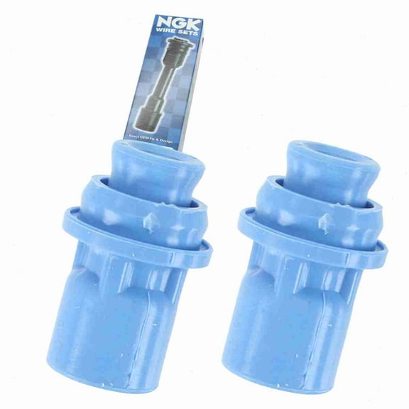 2 pc NGK 58911 Ignition Coil Boots for 02558 156024 156025 175-1064 2558 35-7064 50060 50060-1 55924K 5610K 671-6286 671-6287 702485 SPB113 SPP49 SPP49E Direct Spark Plug Wire