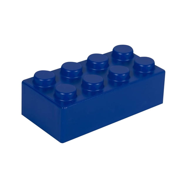 Bloque construcción antiestrés creativo -Piesi azul 7.7 x 2.8 x 3.9
