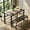Gray, variant on Aukfa 3-Piece Dining Table Set for 4 with 2 Benches, 43.3" Space-Saving Kitchen Table Set for Small Spaces & Apartments,Rustic Gray