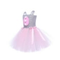 thumbnail image 7 of SNKSDGM Girls Baby Girl Outfits 0-3 Months Fall Spring Outfits for Girls 8-9 Skorts Toddler Girls Adorable Easter Bunny Dress Cute Rabbit Ears Party Mesh Tufted Dress 8-9 Years, 7 of 7