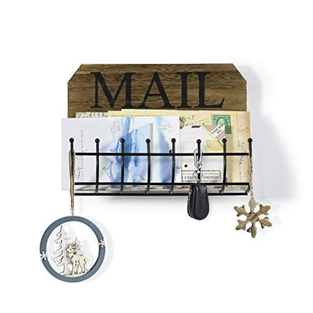 Sriwatana Rustic Mail Letter Holder Wall Mount Organizer Sorter For Hallway Foyer And Home Decoration Iron Line Hooks Design Canada - Wall Mounted Letter Holder Sriwatana Rustic Mail Letter Holder Wall Mount Organizer Sorter For Hallway Foyer And Home Decoration Iron Line Hooks Design Canada - Wall Mounted Letter Holder
