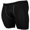 Sanke Mens Under Layer Base Wear Sports Athletic Body Armour Compression Shorts Bottom Blk L
