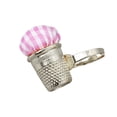 thumbnail image 1 of Coussin de Pin, Coussin de Doigt, Chapeau de Couture, Porte-Aiguille Réglable, Aiguille B, 1 of 9