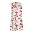 thumbnail image 4 of Buigttklop Summer Tank Tops for Women Sleeveless Square Neck Beach Praty Shirts Vacation Floral Tunic Shirt, 4 of 6