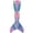 Sky Blue, variant on Lkhaha Kids Rainbow Tail for Swimming Fish Scale Print Elastic Bathing Suit Pool Party Green 3-4 Years