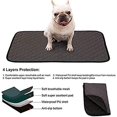 thumbnail image 4 of Paquete de 2 alfombrillas de entrenamiento lavables para perros, absorción rápida de orina, reutilizables, con base antideslizante impermeable, para interiores y exteriores, para viajes en coche, 4 of 5