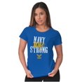 thumbnail image 4 of US Navy Strong Wife Anchor Logo Women's T Shirt Ladies Tee Brisco Brands S, 4 of 5