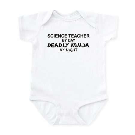 

CafePress - Science Teacher Deadly Ninja Infant Bodysuit - Baby Light Bodysuit Size Newborn - 24 Months