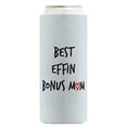 thumbnail image 4 of Adoptive Mom Gifts For Women Best Effin Bon-s Ever Handwritten Text 24-Pack Ultra Slim Can Drink Thermocoolers Party Pack, 4 of 8