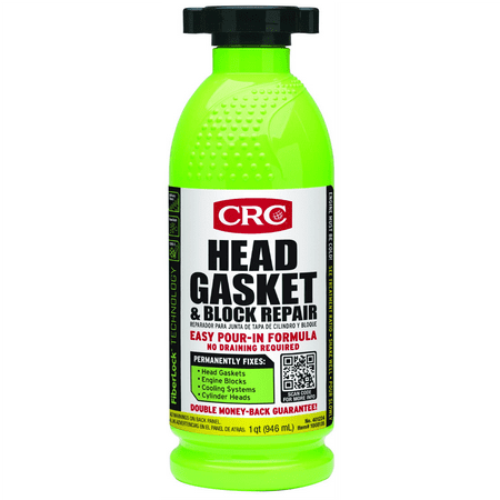 K&W FiberLock Head Gasket & Block Repair – 32 fl oz – Cooling System Sealant for Cars and Trucks – Antifreeze & Coolant Additive
