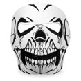 thumbnail image 2 of Hot Leathers FMA1012 Black and White Skull Neoprene Face Mask One Size, 2 of 6