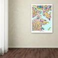 thumbnail image 3 of Trademark Fine Art "Boston MA Street Map 2" Canvas Art by Michael Tompsett, 3 of 3