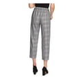 thumbnail image 2 of VINCE CAMUTO Womens Gray Plaid Wear To Work Straight leg Pants 0, 2 of 4