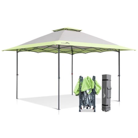EAGLE PEAK 13' x 13' Easy One Person Setup Pop-up Canopy w/ Auto
