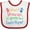 White and Red, variant on Inktastic Future Team Roper Cowboy Rodeo Boys or Girls Baby Bib
