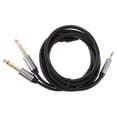 thumbnail image 1 of Shisuyan Cable Adapter 6.5mm To 3.5mm Splitter Cord Headphone Extension For Laptop, 1 of 9