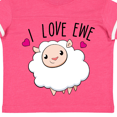 thumbnail image 4 of Inktastic I Love Ewe- cute sheep Boys or Girls Toddler T-Shirt, 4 of 5