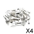 thumbnail image 1 of 30 Piezas de Pegamento Ovalado Soledad Plata Antigua en Soporte para Colgantes de Collar 4 piezas, 1 of 10