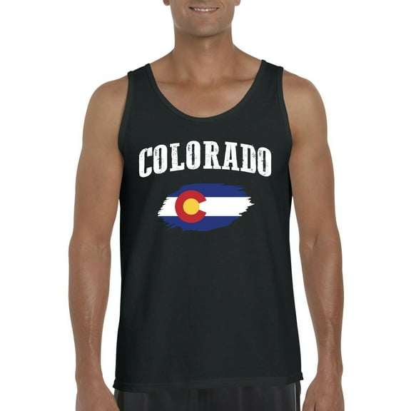 Normal is Boring - Men's Tank Top for Men, up to Men Size 3XL - Colorado Flag