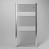 Cordivari Lisa 22 Chromed Hydronic Towel Warmer - Straight - 24x48 inch - Made in Italy