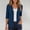 Navy, variant on Gamivast 3/4 Sleeve Cardigan for Women Open Front Lightweight Summer Shrug Soft Knit Casual Sweater Top Flattering Thin Cover Up Jacket for Office Work Dressy Wear Blue S