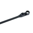 thumbnail image 2 of Gardner Bender 45-308MTUVB Mounting Cable Tie, 8 Inch., 50 lb. Tensile Strength, Wire / Cord Management Industrial and Household Use, Nylon Zip Tie, 15 Pk., UV Resistant Black, 2 of 6