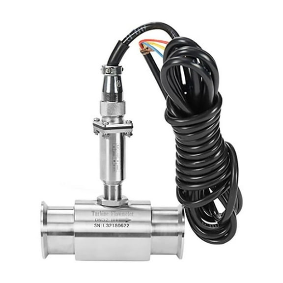 Liquid Stainless Steel Flowmeter Water Flow Sensor Methanol Oil Pulse NPN Output Female Thread Flow Meter ,Durable Construction