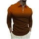 thumbnail image 2 of Blusa y camisa de manga larga con cuello vuelto para hombre, jersey de solapa de manga corta, top deportivo de manga corta con solapa, blusa de poliéster para hombre, 2 of 5