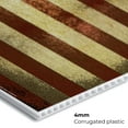 thumbnail image 5 of American Flag Sign, Vintage Rustic Wall Decor, 18x24 Corrugated Plastic, 5 of 7